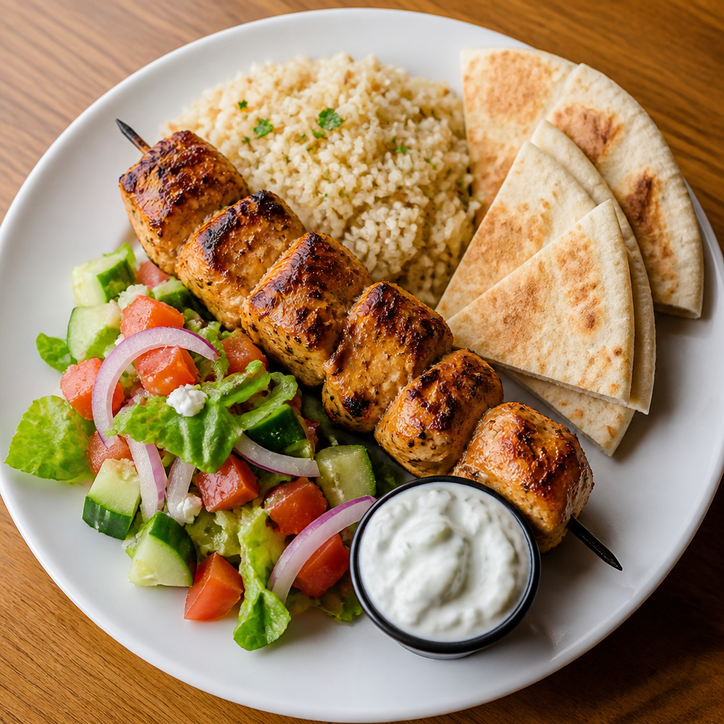 Chicken Kabob Platter