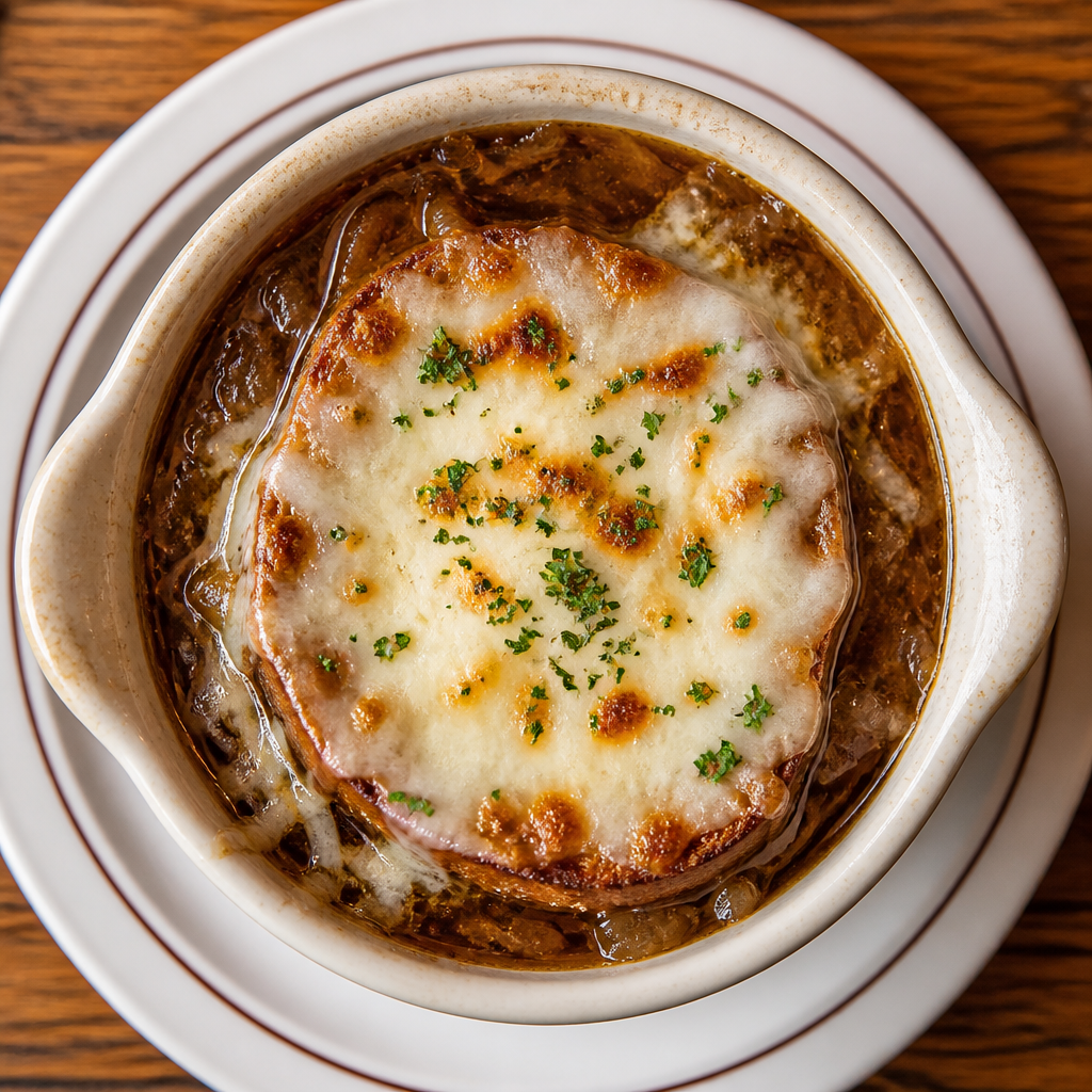 Crock of Onion Soup