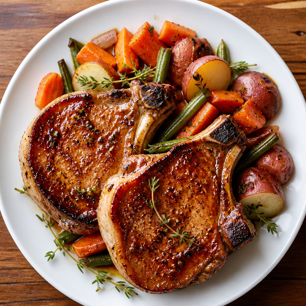 Glazed Pork Chops