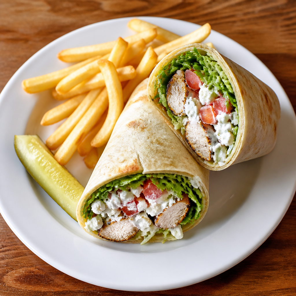 Greek Chicken Wrap