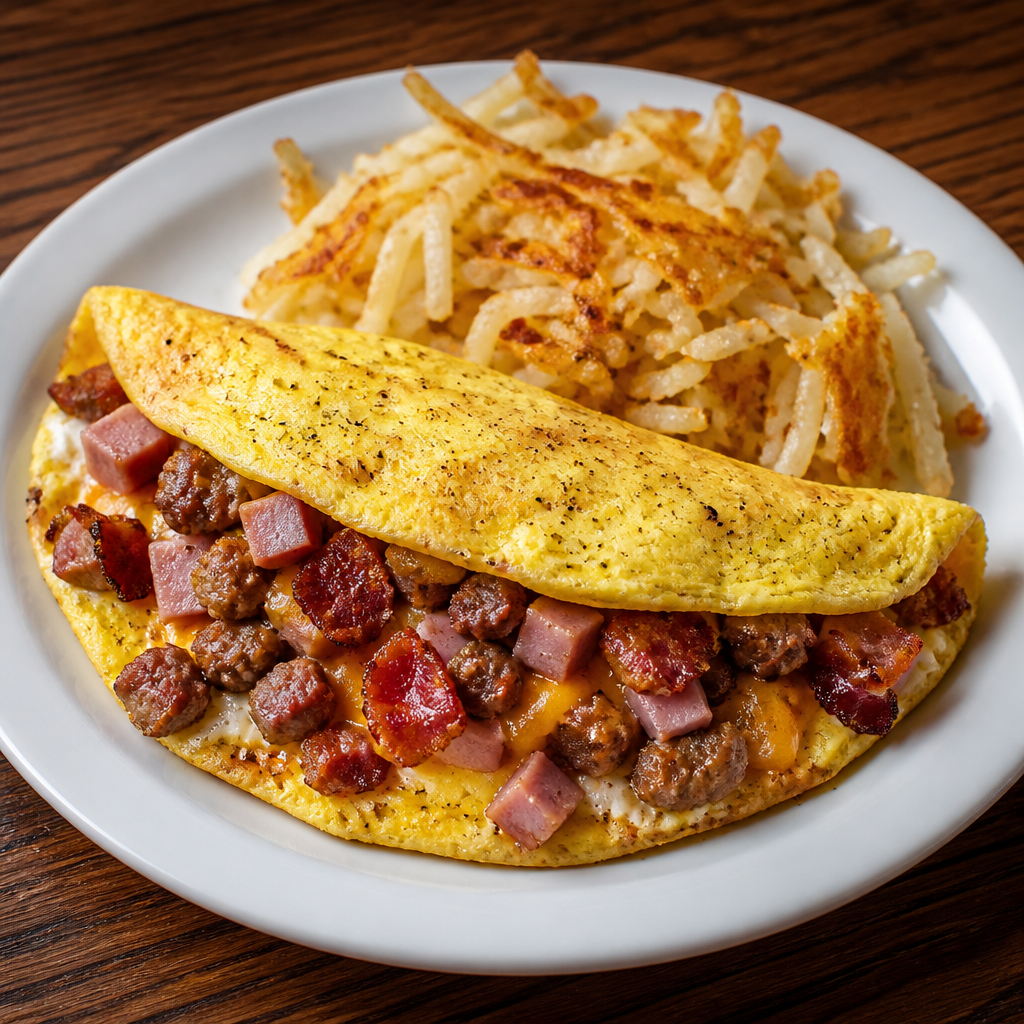 Meat Eater Omelette