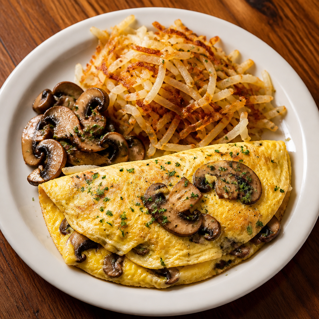 Mushroom Omelette