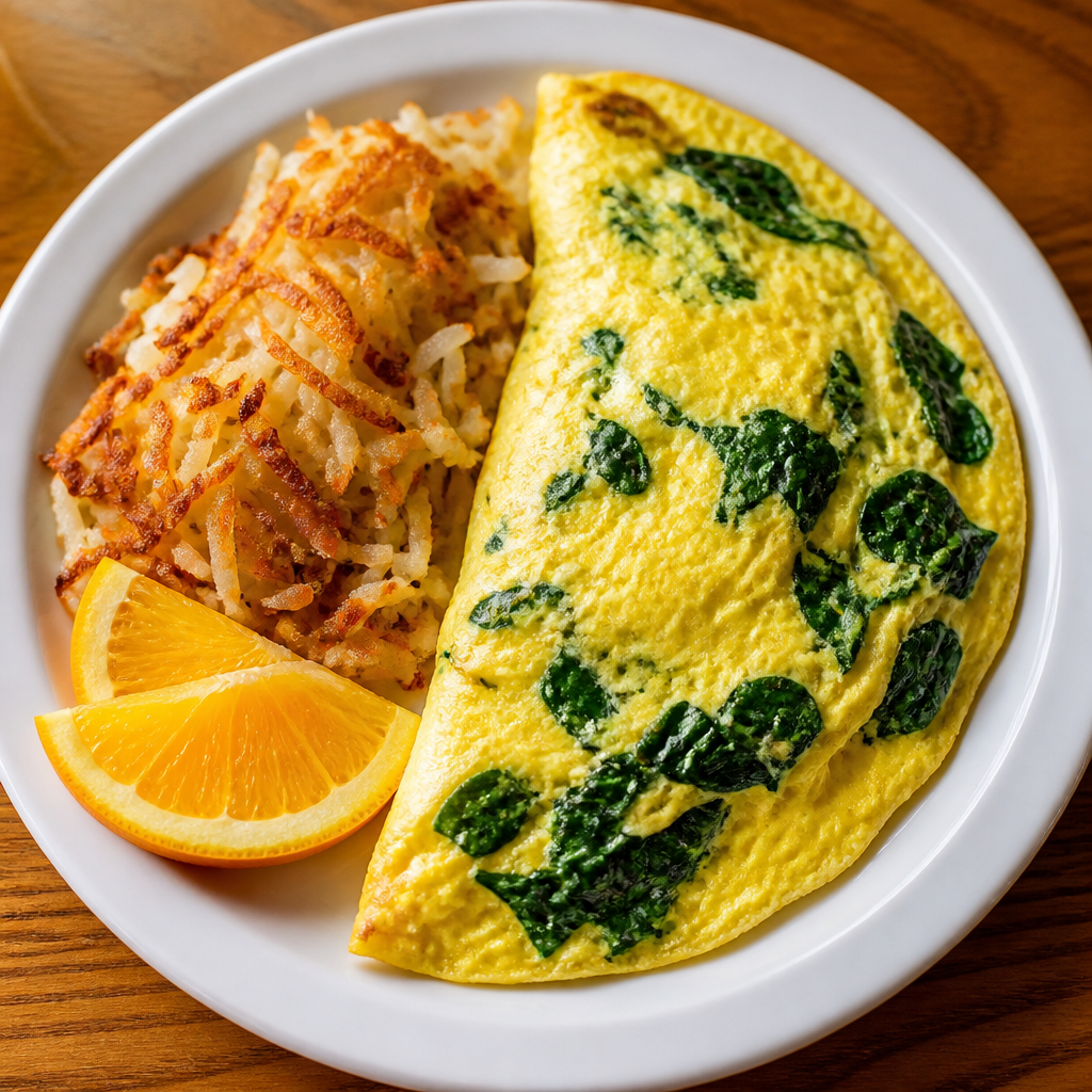 Spinach Omelette