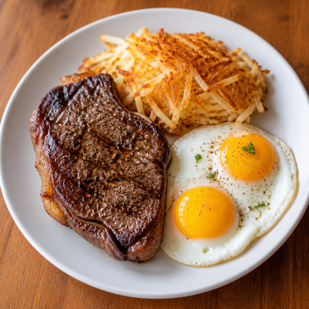 Steak & Two Eggs